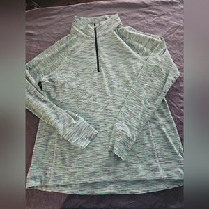 T by TALBOTS 1/2 ZIP PULLOVER UPF 50 WOMENS LG